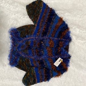 Hand-knit one-of-a-kind bolero cardigan